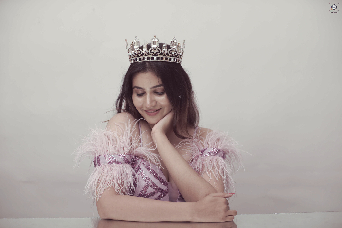 Aanchal Bohra wearing the Miss Rajasthan crown