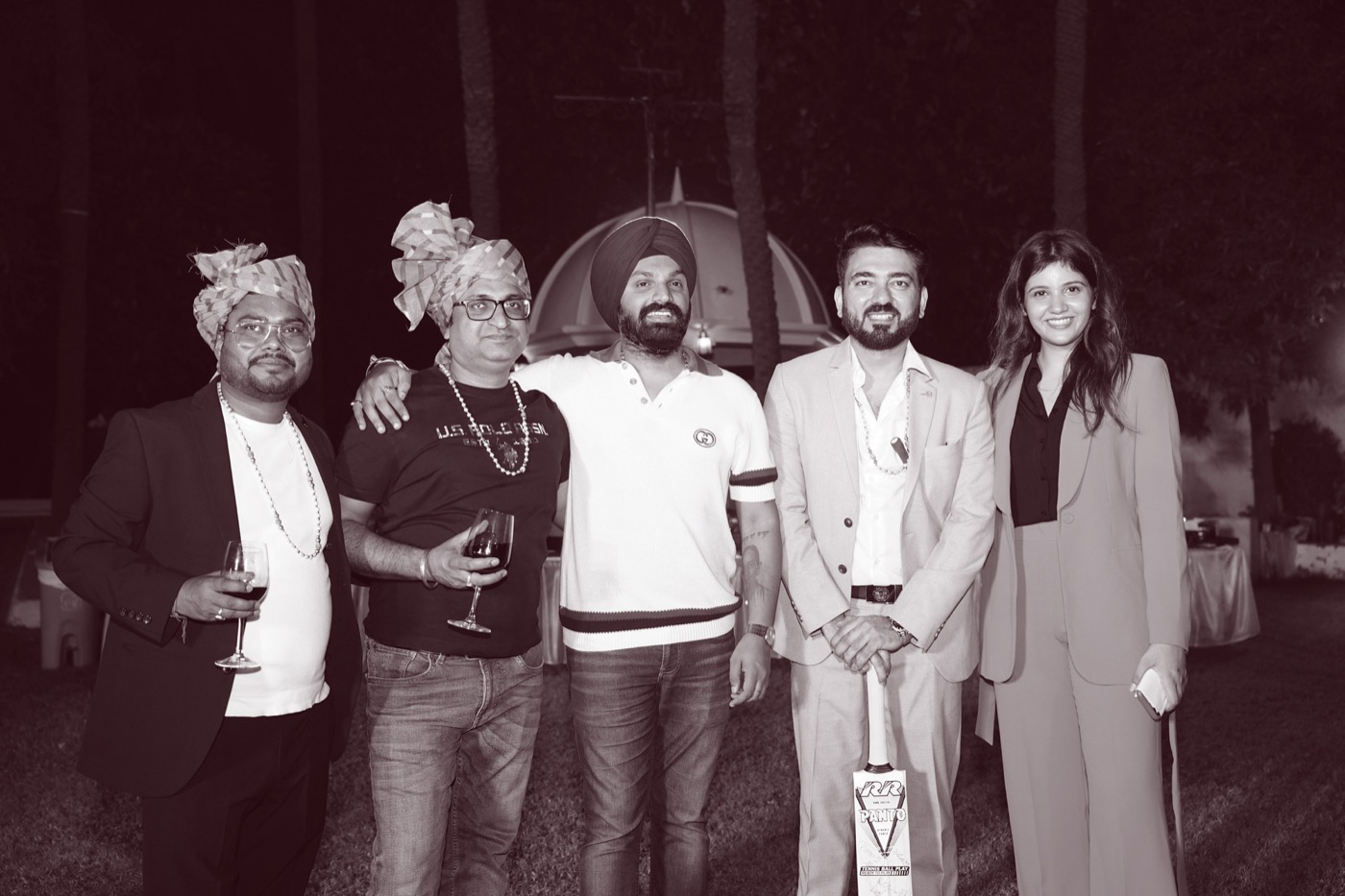 Aanchal Bohra with guests at the ICC World Cup Netherlands team event